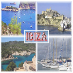 Ibiza ^ San Miquel - Old Town - Santa Eularia - Sticker
