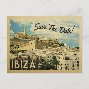 Ibiza Save the Date  Spain Aankondigingskaart