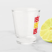 IBIZA Spaanse vlag Shot Glas (Links)