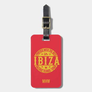 IBIZA Spanje aangepast bagagelabel