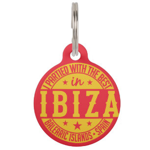 IBIZA Spanje aangepast label Huisdierpenning