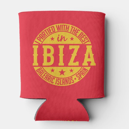 IBIZA Spanje aangepaste drink koeler (Achterkant)