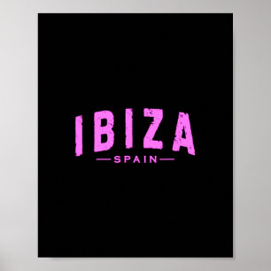 Ibiza Spanje Balearen Vakantie Zomer Strand Poster