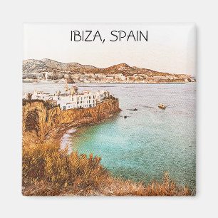 Ibiza Spanje Baleares Island landschappen Magneet