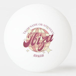 Ibiza Spanje City tafeltennis Pingpongballen