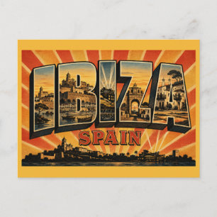 Ibiza Spanje Dalt Vila Citadel Briefkaart