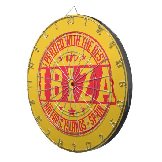 IBIZA Spanje dart board Dartbord (Voorkant Rechts)