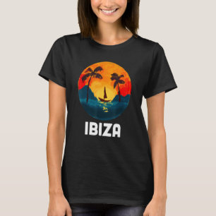 Ibiza Spanje Europa Souvenir Vakantiereis T-shirt