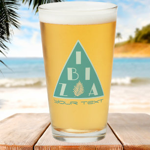 Ibiza Spanje logo moderne strandbar Glas