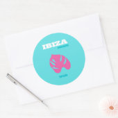 Ibiza, Spanje, Reiskunst, Preppy Kamer Ronde Sticker (Envelop)
