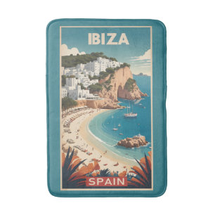 Ibiza, Spanje Reisposter Badmat