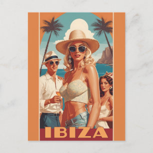 Ibiza, Spanje Reisposter Briefkaart