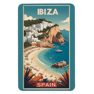 Ibiza, Spanje Reisposter Magneet