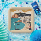 Ibiza, Spanje Reisposter Papieren Bordje (Feest)