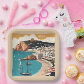Ibiza, Spanje Reisposter Papieren Bordje (Feest)