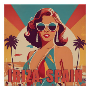 Ibiza, Spanje Reisposter Perfect Poster