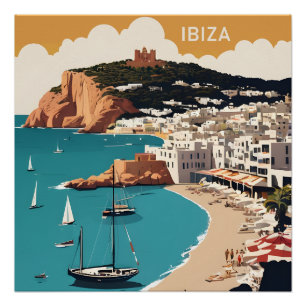 Ibiza, Spanje Reisposter Perfect Poster