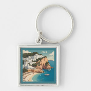 Ibiza, Spanje Reisposter Sleutelhanger