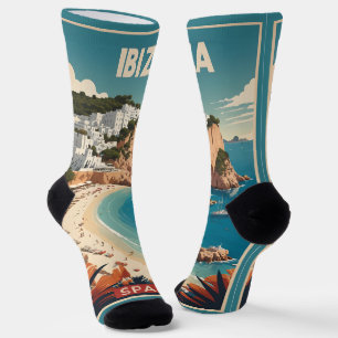 Ibiza, Spanje Reisposter Sokken