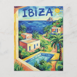 Ibiza Spanje Reizen Briefkaart