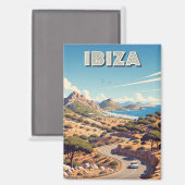  Ibiza Spanje Reizen Magneet (Voorkant / Achterkant)