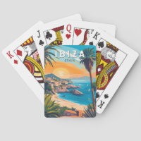 Ibiza Spanje Travel Art Vintage
