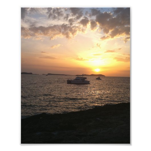 Ibiza Sunset Foto Afdruk (Voorkant)