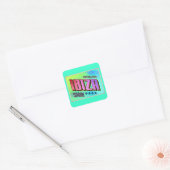 IBIZA VIERKANTE STICKER (Envelop)