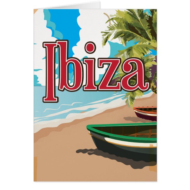Ibiza vintage-poster (Voorkant)