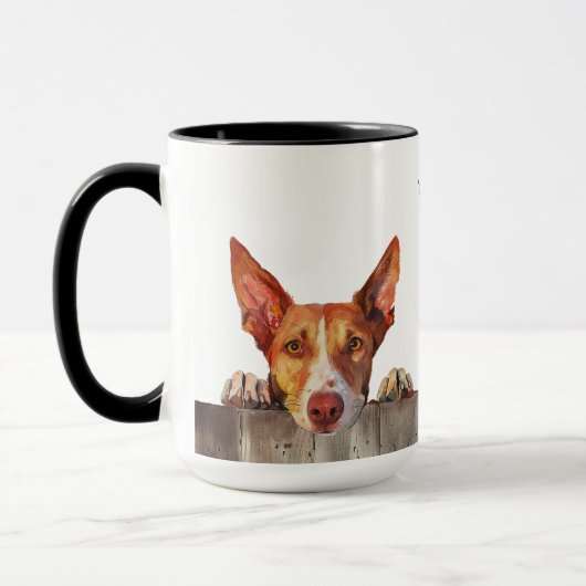 Ibizan Hound Chig Mug (Gauche)