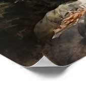 Ibizan Hound Dog Art Imprimer Poster (Coin)