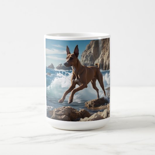 Ibizan Hound Elegant Coffee Mok (Center)