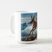 Ibizan Hound Elegant Coffee Mok (Voorkant links)