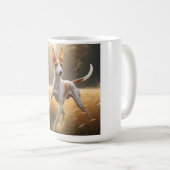 Ibizan Hound Élégante Mug De Café (Devant droit)
