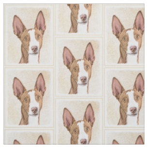 Ibizan Houndschilderen - Kute Original Dog Art Stof
