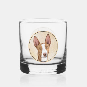Ibizan Houndschilderen - Kute Original Dog Art Whisky Glas