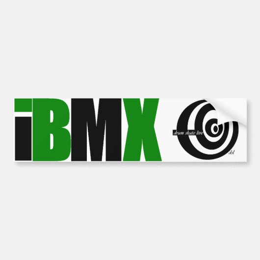 iBMX bumpersticker (Voorkant)