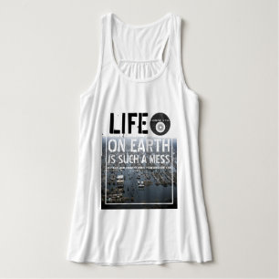 IBONELTD. LEVEN OP AARDE 3 TANKTOP