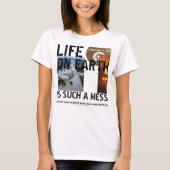 IBONELTD. LIFE ON EARTH 2d T-shirt (Voorkant)