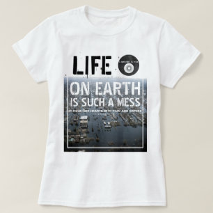 IBONELTD. LIFE ON EARTH 3 T-shirt