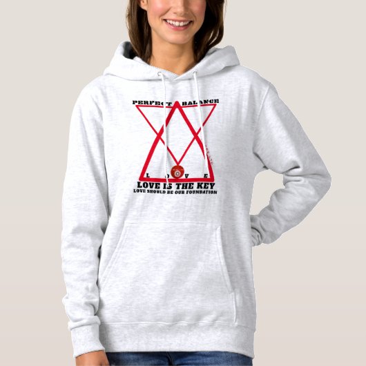 IBONELTD. PERFECTE BALANS 3r2b Hoodie (Voorkant)