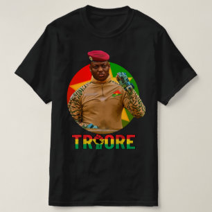 Ibrahim Traoré Pan-Afrikaans T-Shirt – Burkina Fas