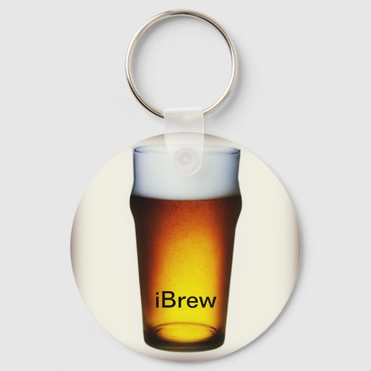 iBrew Ale Glass Sleutelhanger (Voorkant)