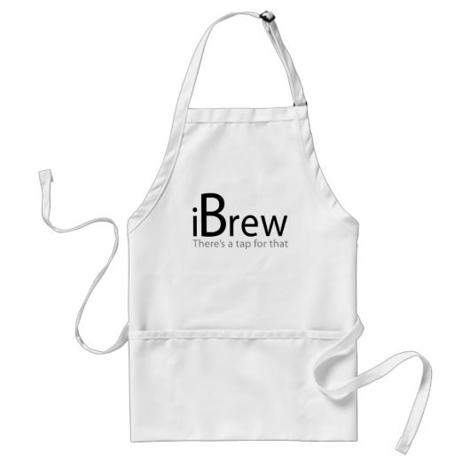 iBrew Homebrew Apron Standaard Schort (Voorkant)