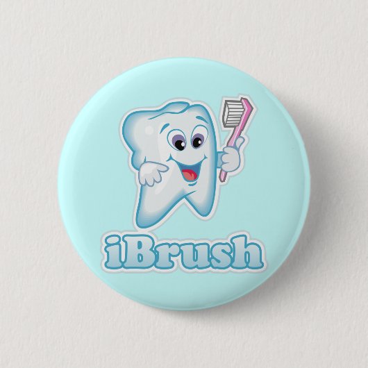 iBrush Ronde Button 5,7 Cm (Voorkant)