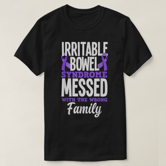 IBS irritable Bowel Syndrome Messaging met verkeer T-shirt (Design voorkant)