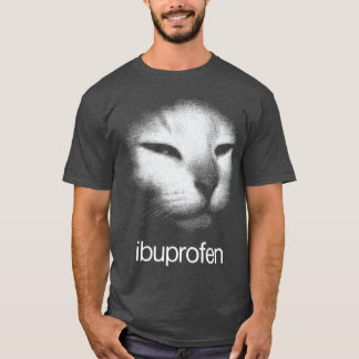 Ibuprofen kat meme jongen t-shirt