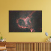 IC1805, de hartnevel Canvas Afdruk (Insitu (Woonkamer))