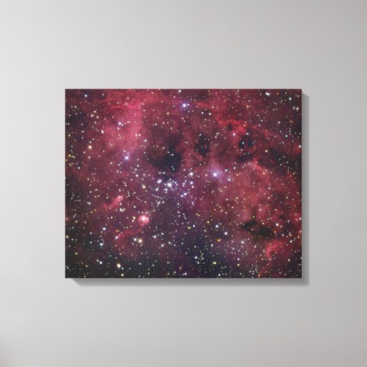IC410 Emissienevel in Auriga Canvas Afdruk (Voorkant)