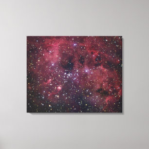 IC410 Emissiennebula in Auriga Canvas Afdruk